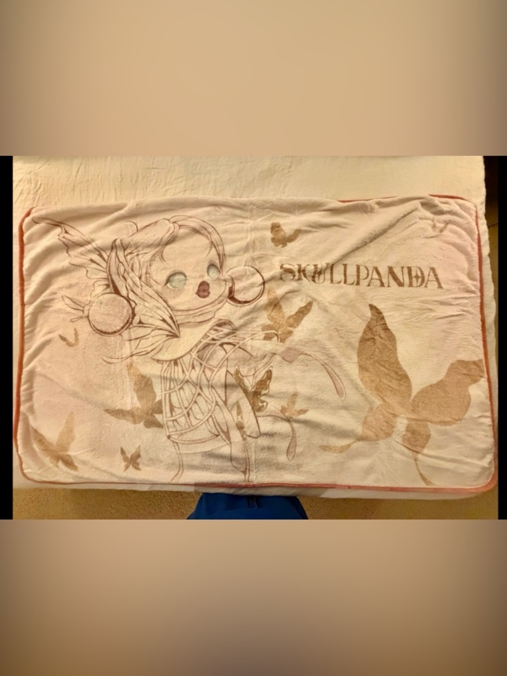 SKULLPANDA PARADOX BLANKET ( 50X70) BIG GIRL THROW( BRAND NEW) DUST BAG INCL